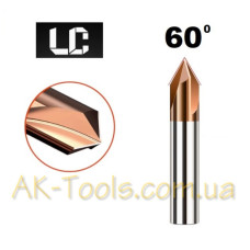 Фреза твердосплавна для фасок D10*75L*3T*60°
